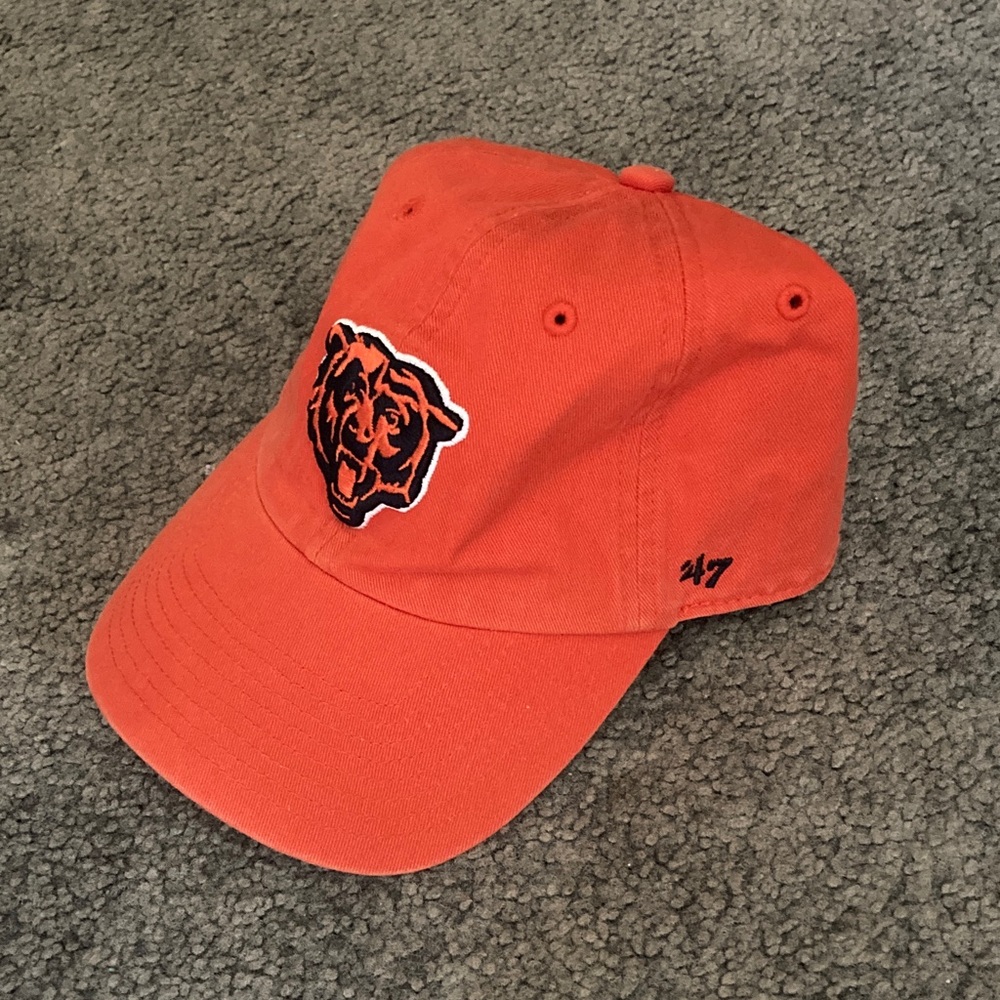 47 Clean Up Chicago Bears Orange Adjustable Hat